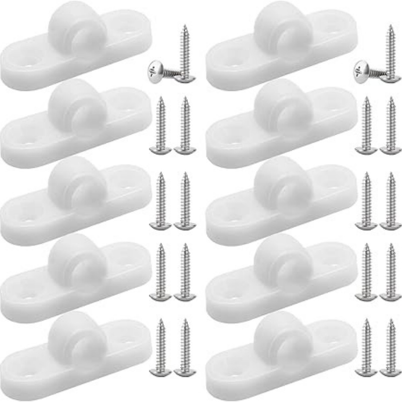 Gaming Accessories Rack - ขายึดเสาสำหรับติดตั้งกันสาดแบบพกพา น้ำหนักเบา 10 ชิ้น สำหรับอุปกรณ์เสริมรองรับกันสาดรถบ้านและคาราวาน
