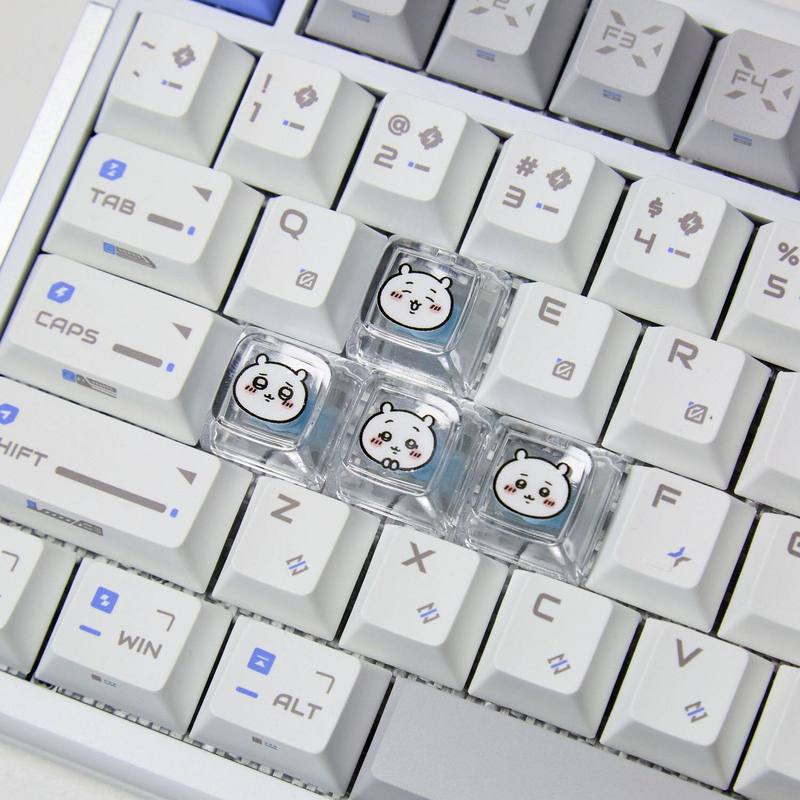 ชิคาวะ 4 ชิ้น คีย์แคปแบบโปร่งแ - Gaming Accessories For Room บทวิจารณ์และราคา