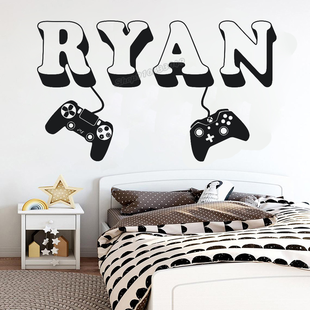 Gamerสติ๊กเกอร์ติดผนังที่กําหน - Gaming Accessories For Room บทวิจารณ์และราคา